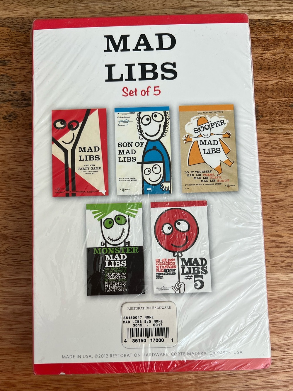 Mad Libs Game Set of 5 🆕